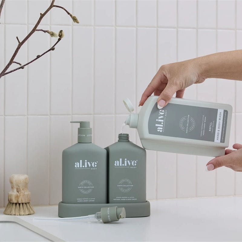 1 Litre Wash Refill | Green Pepper & Lotus - General