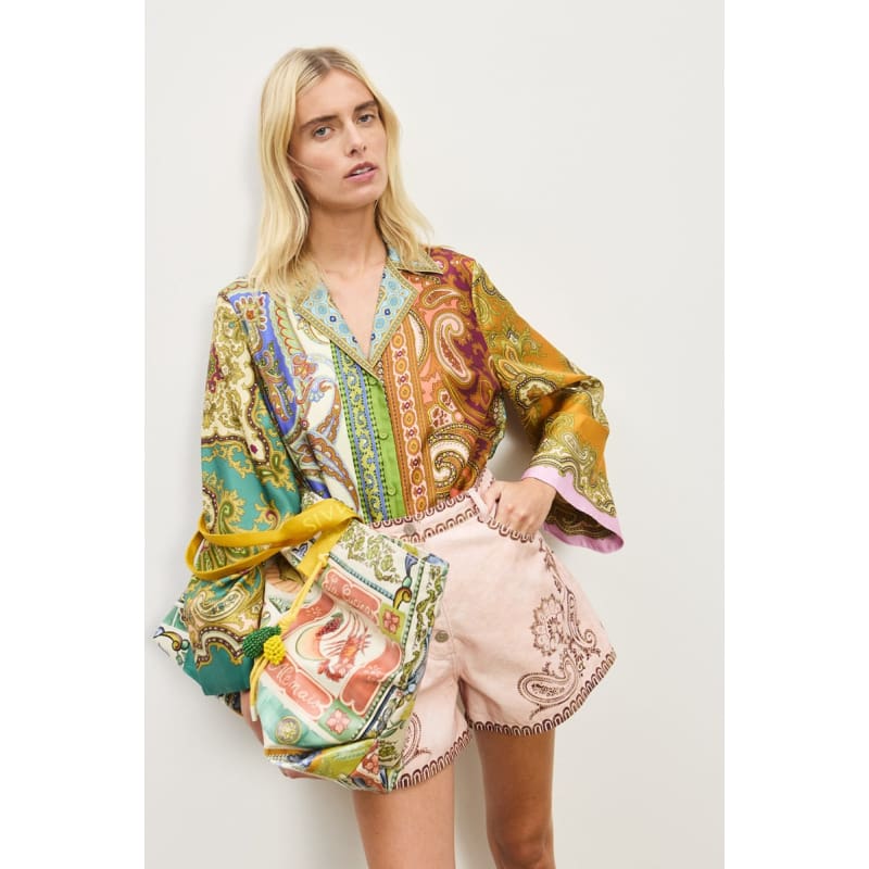 Akia Denim Short | Pink - Bottoms