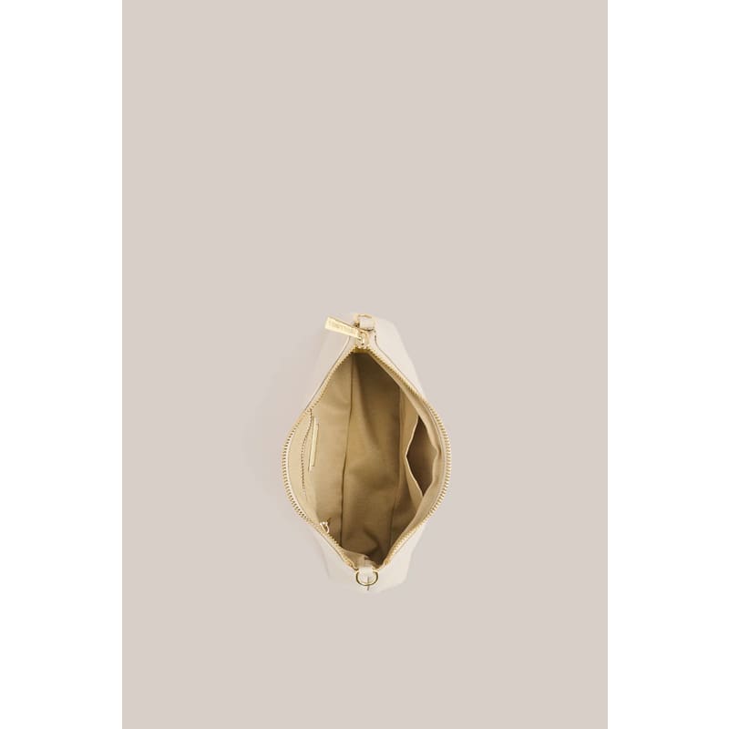 Ashley Ivory Leather Crossbody Bag - Accessories