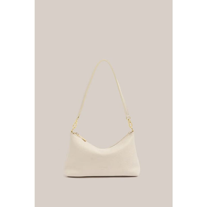 Ashley Ivory Leather Crossbody Bag - Accessories
