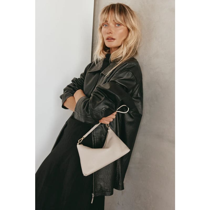 Ashley Ivory Leather Crossbody Bag - Accessories