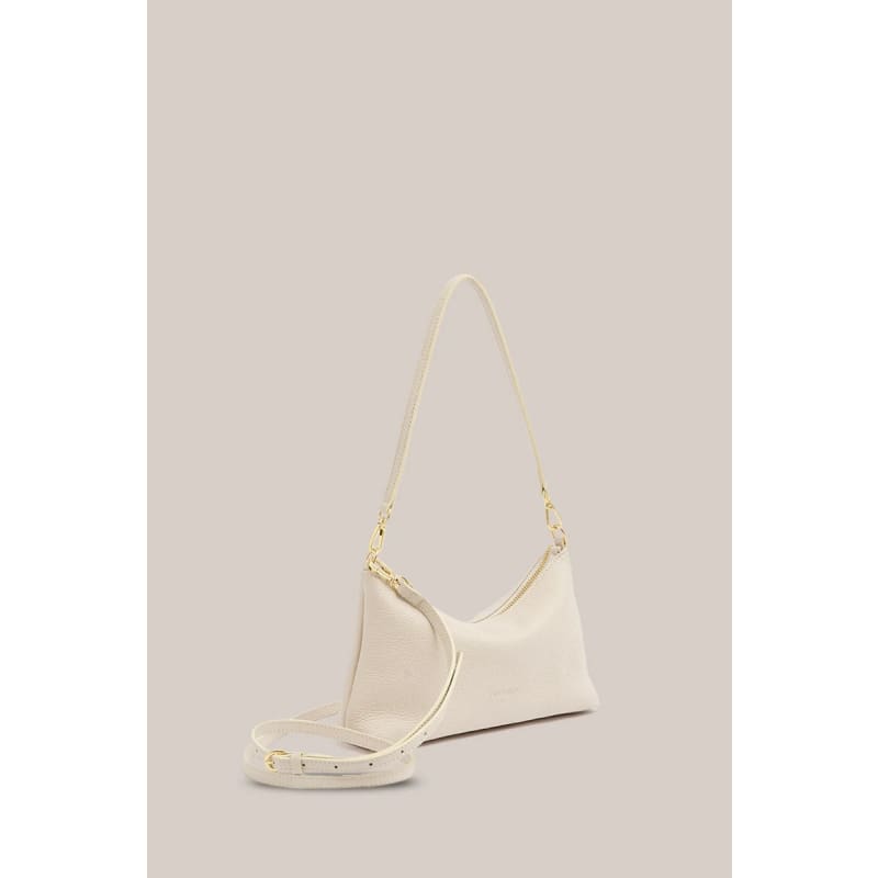 Ashley Ivory Leather Crossbody Bag - Accessories