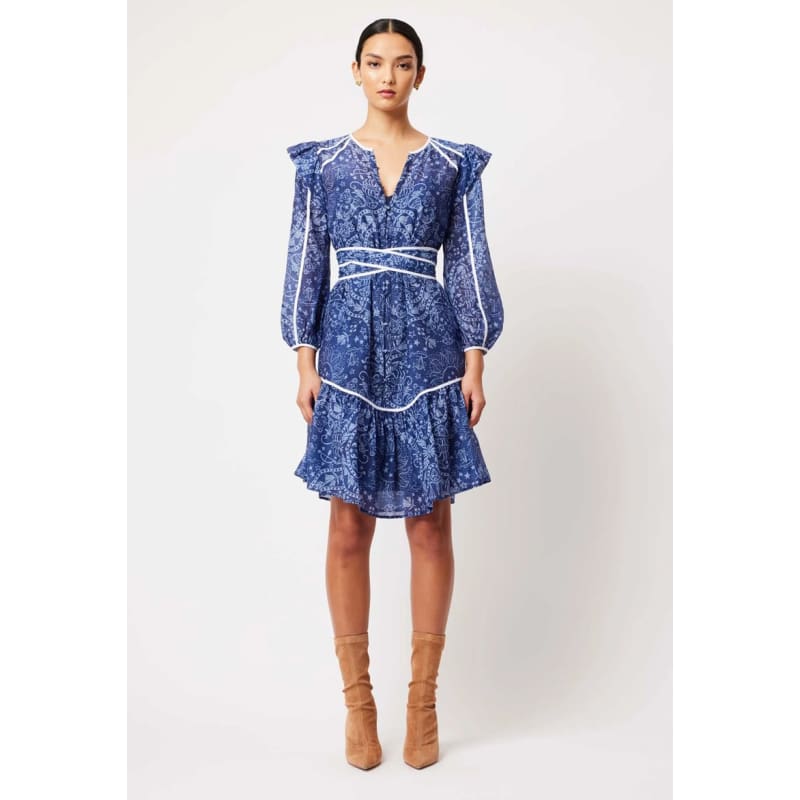 garlic blue cheese dressing Astra Cotton Silk Dress