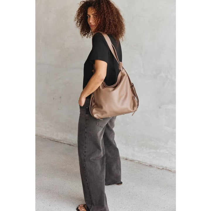 Bella 3-1 Convertible Bag | Milk Chocolate