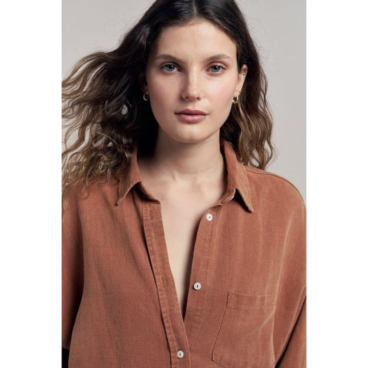 Billie Shirt | Terracotta - Tops