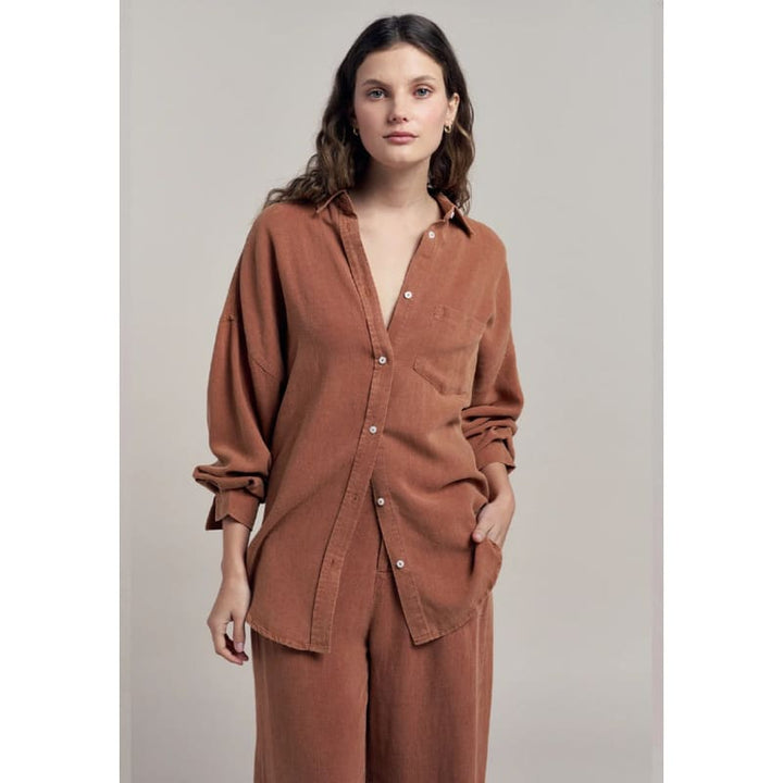 Billie Shirt | Terracotta - Tops