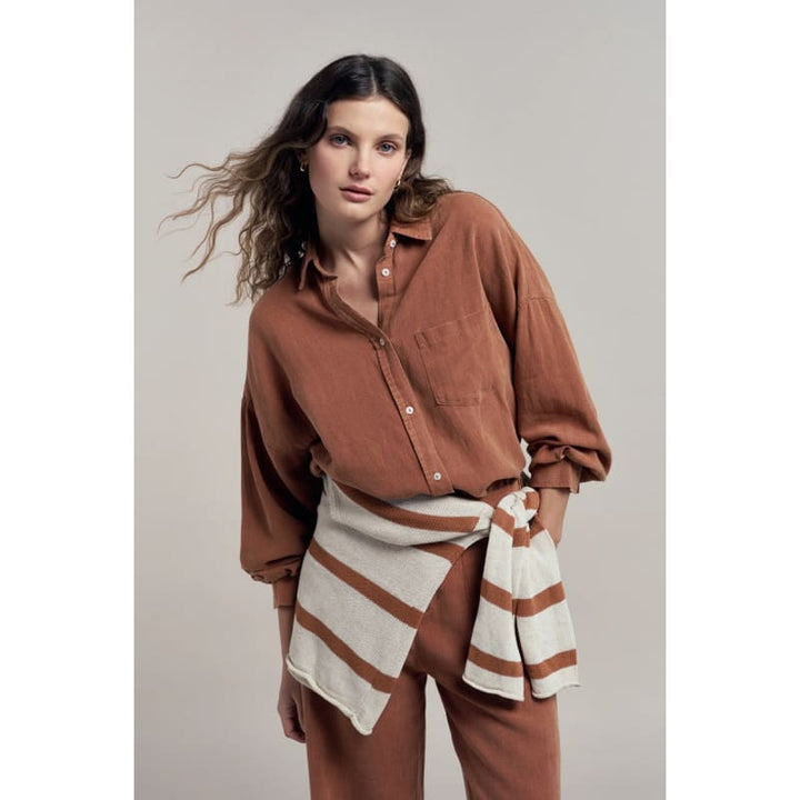 Billie Shirt | Terracotta - Tops
