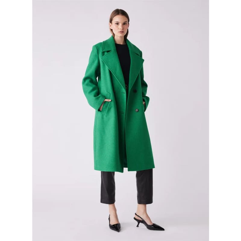 Boulevard Coat | Emerald - Jackets