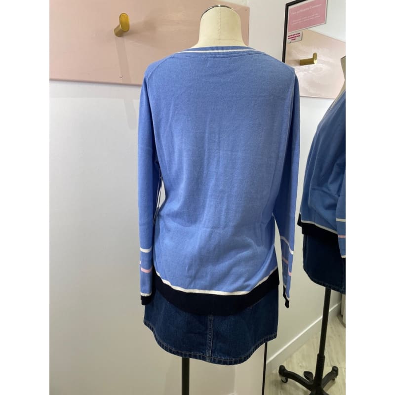 Bowery Sweater | Cornflower - Knitwear