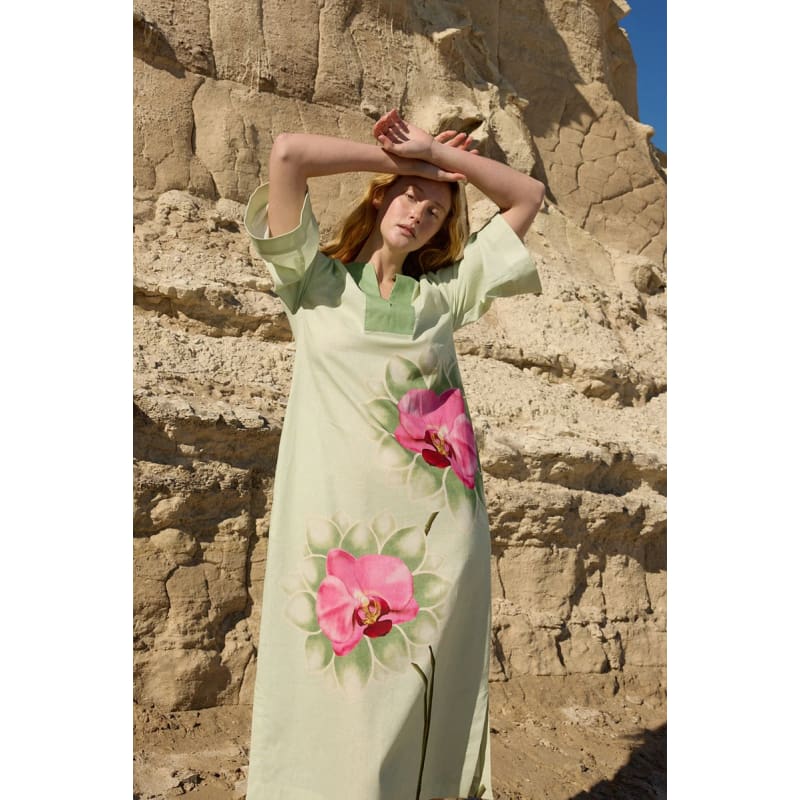 Bridget Dress | Meadow Phalae - Dress