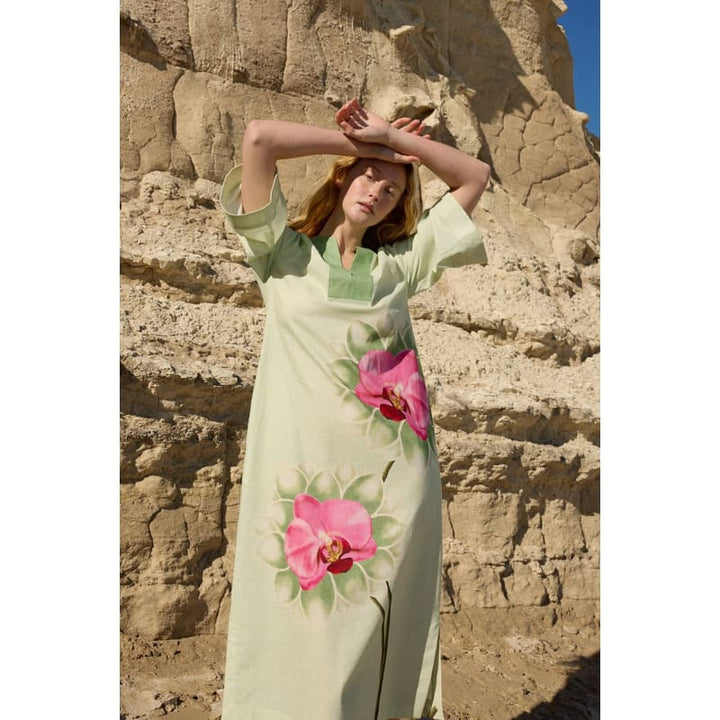 Bridget Dress | Meadow Phalae - Dress