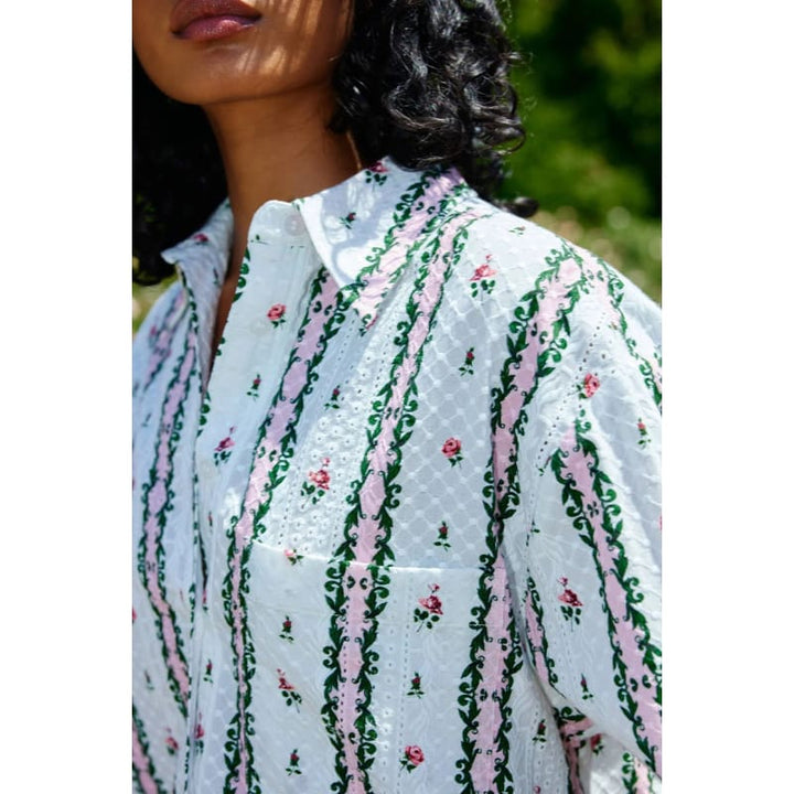 Buddy Shirt | Antique Rose Stripe - Tops