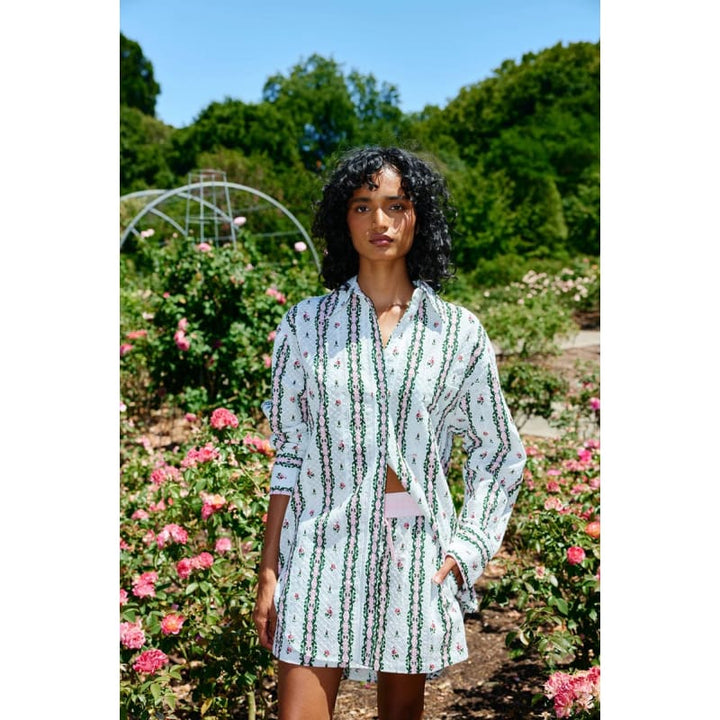 Buddy Shirt | Antique Rose Stripe - Tops