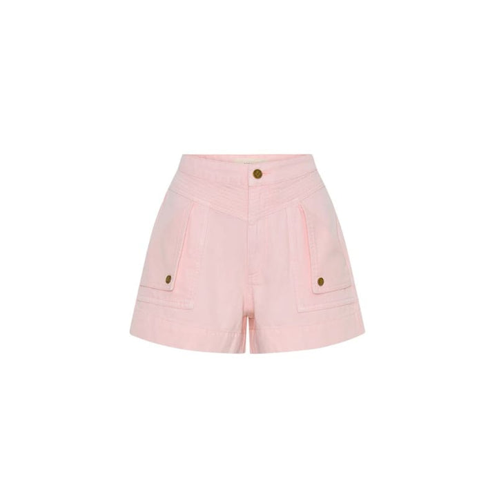 Celene Denim Short | Pink - Bottoms