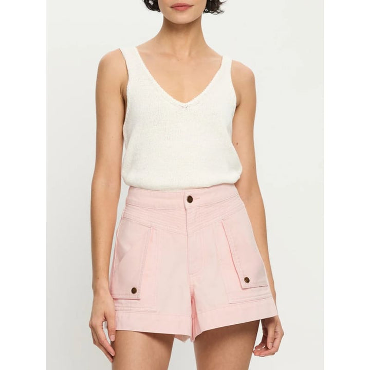 Celene Denim Short | Pink - Bottoms