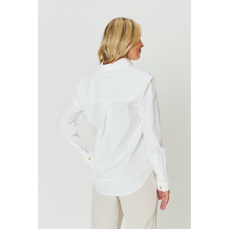 Chloe Shirt | White Heart Emblem Tops