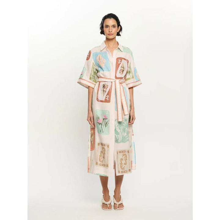 Coastline Shirt Dress - Dress