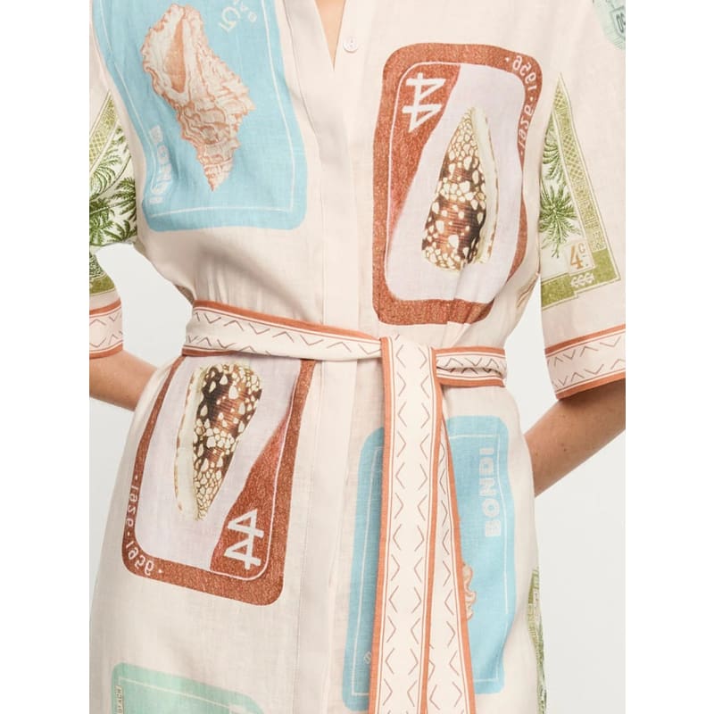 Coastline Shirt Dress - Dress