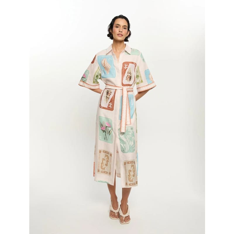 Coastline Shirt Dress - Dress