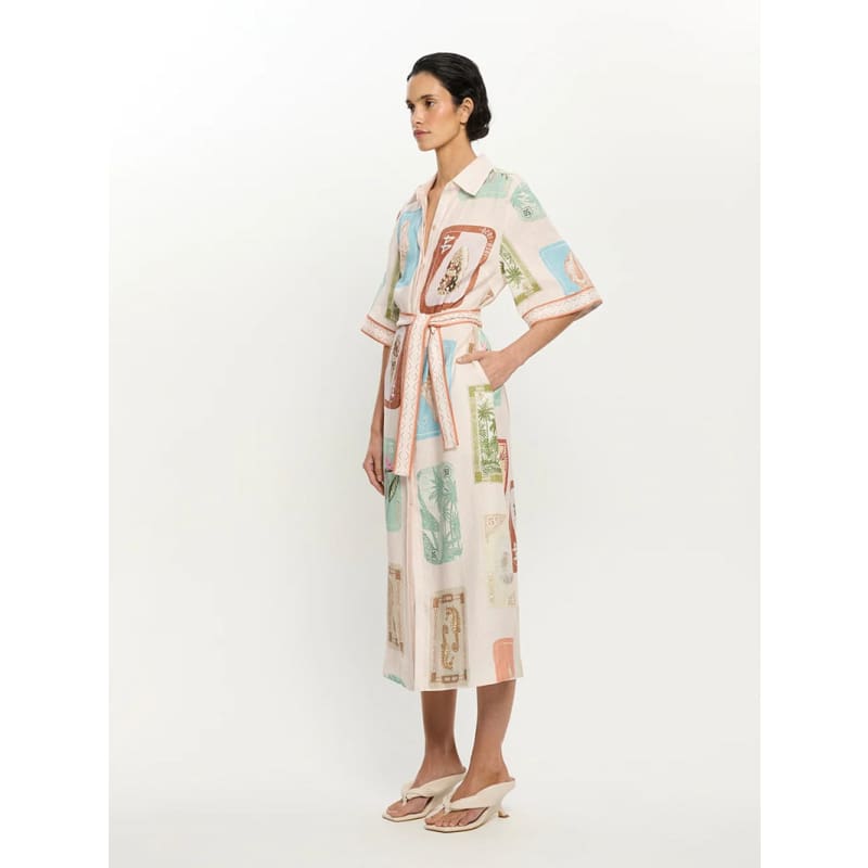 Coastline Shirt Dress - Dress