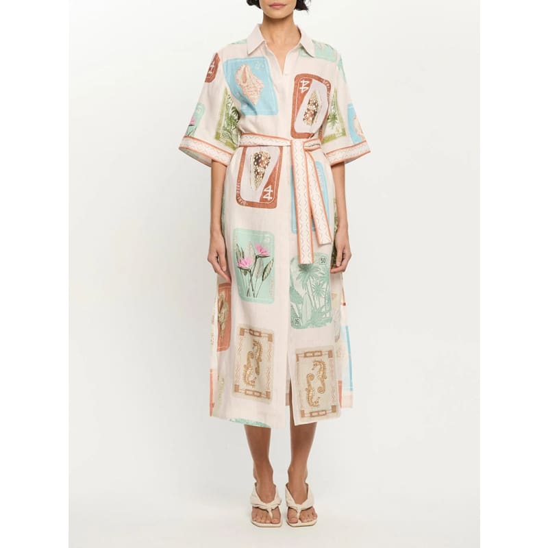 Coastline Shirt Dress - Dress