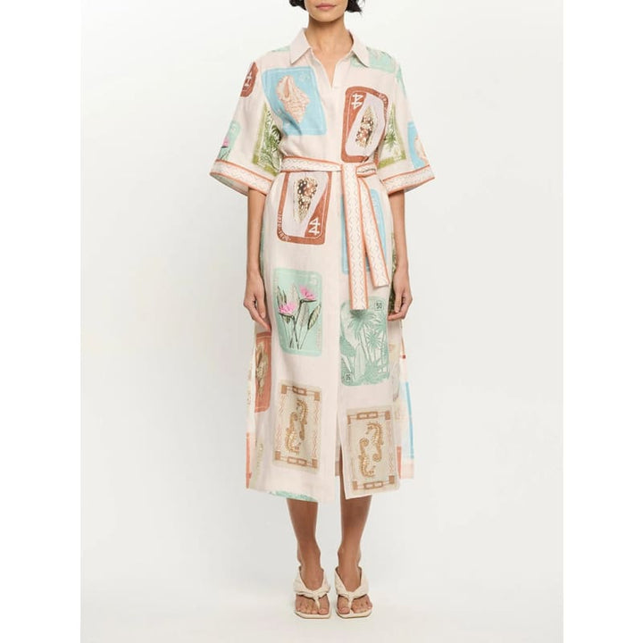 Coastline Shirt Dress - Dress