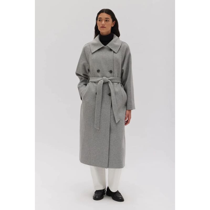 Cocoon Coat | Grey Marle - Jackets