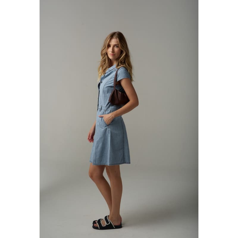 Denim Dress | Light Blue C1632 Dress