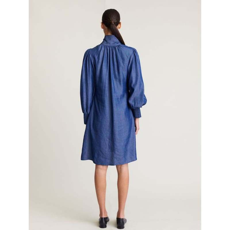 Denim Dual Mini Dress - Dress