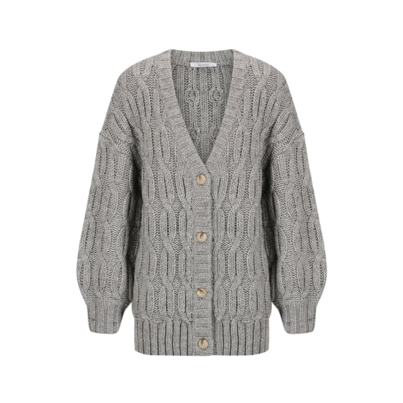 Eden Knit Cardigan | Grey - Knitwear