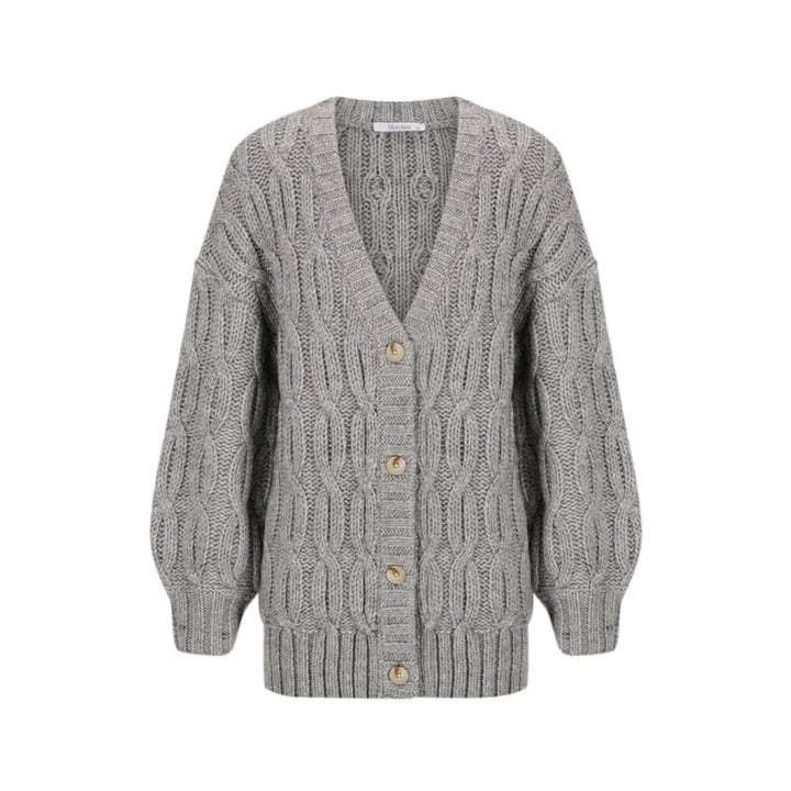 Eden Knit Cardigan | Grey - Knitwear