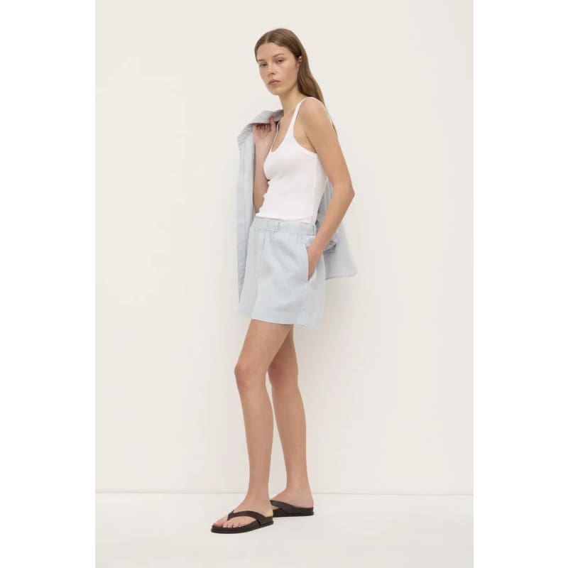 Everyday Linen Short | Cloud - Bottoms