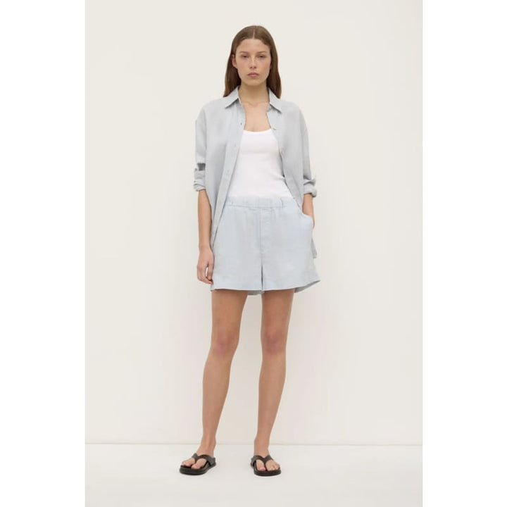 Everyday Linen Short | Cloud - Bottoms