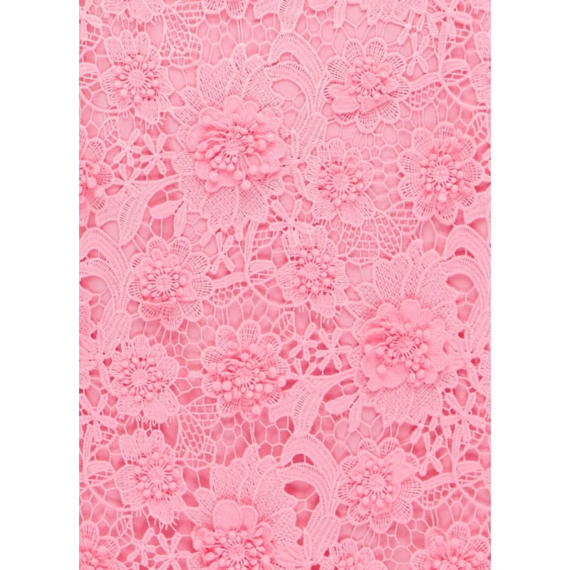 Fifi Lace Mini Dress | Bubblegum - Dress