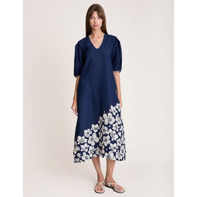 Fleur Dress | Navy - Dress