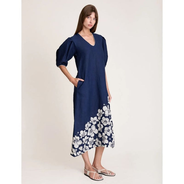 Fleur Dress | Navy - Dress