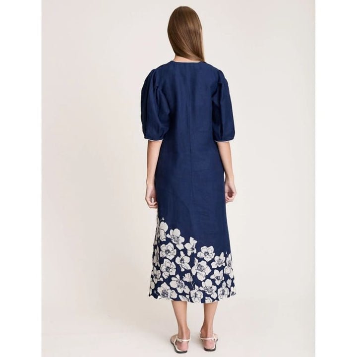 Fleur Dress | Navy - Dress