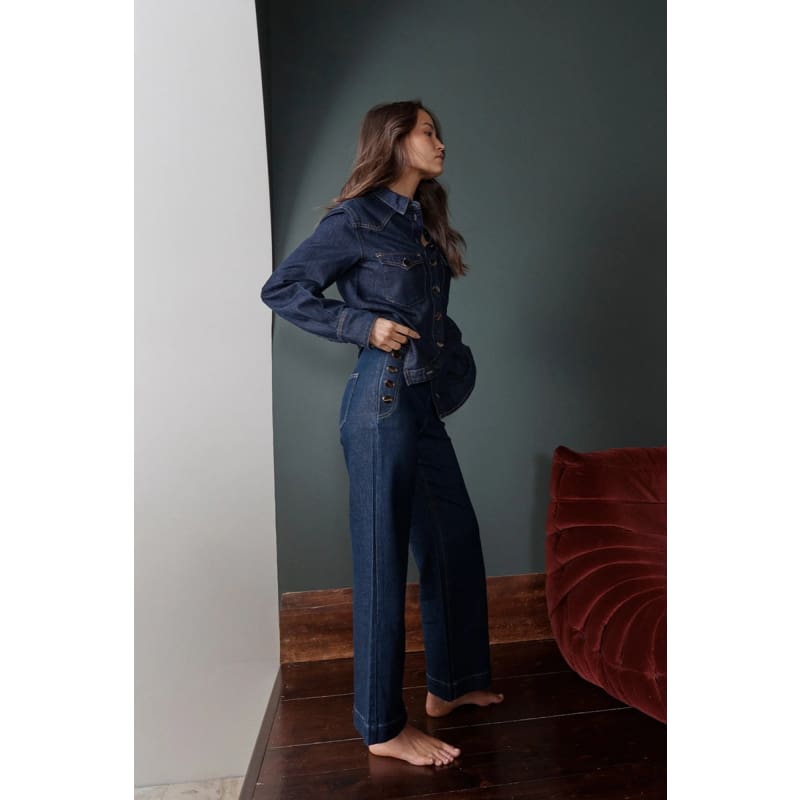 Freya Sailor Jean | Indigo - Bottoms