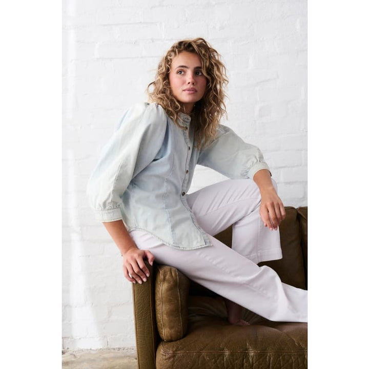 Gabriella Shirt | Sky Blue - Tops