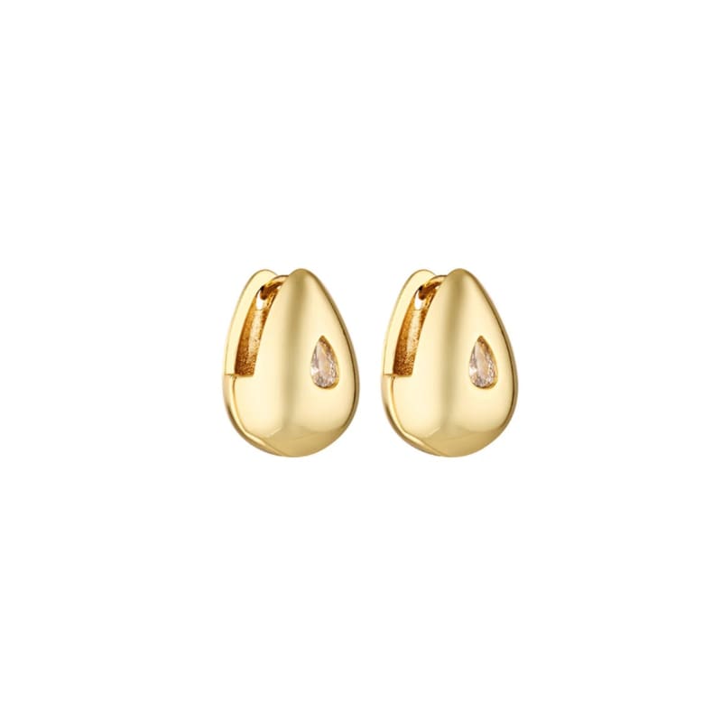 Heritage Huggies | Clear - Jewellery