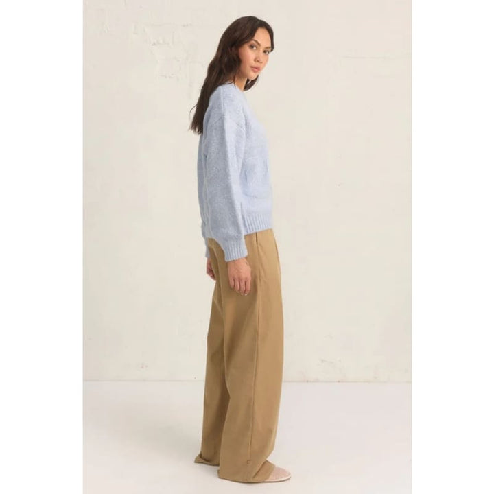 Heritage Knit Jumper | Cerulean - Knitwear