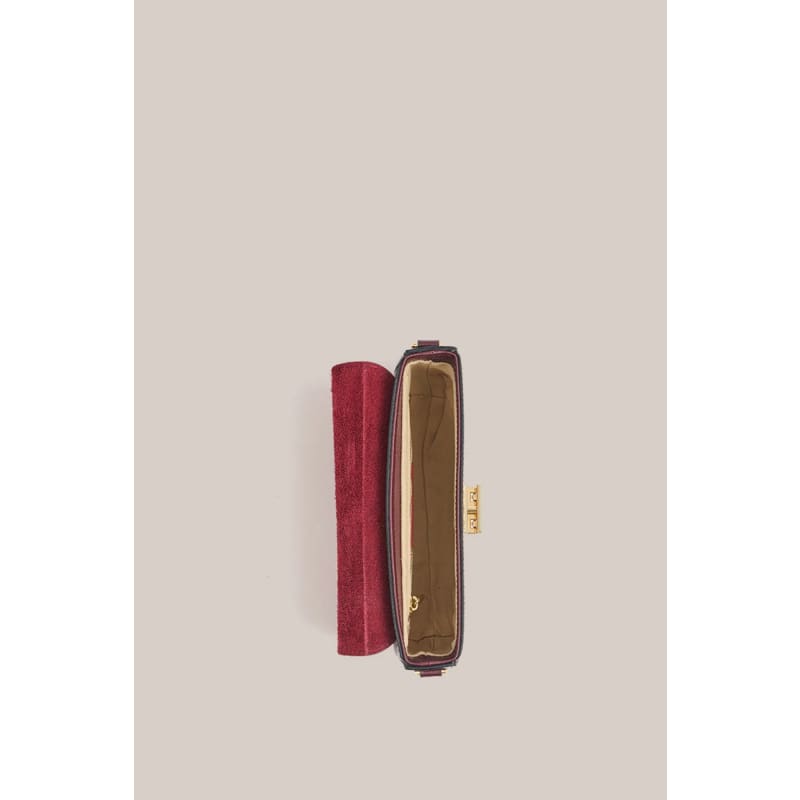 Isla Bordeaux Leather Shoulder Bag - Accessories