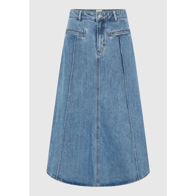 Jacque Denim Skirt | Light Blue Bottoms