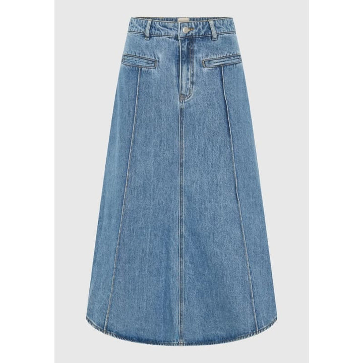 Jacque Denim Skirt | Light Blue Bottoms
