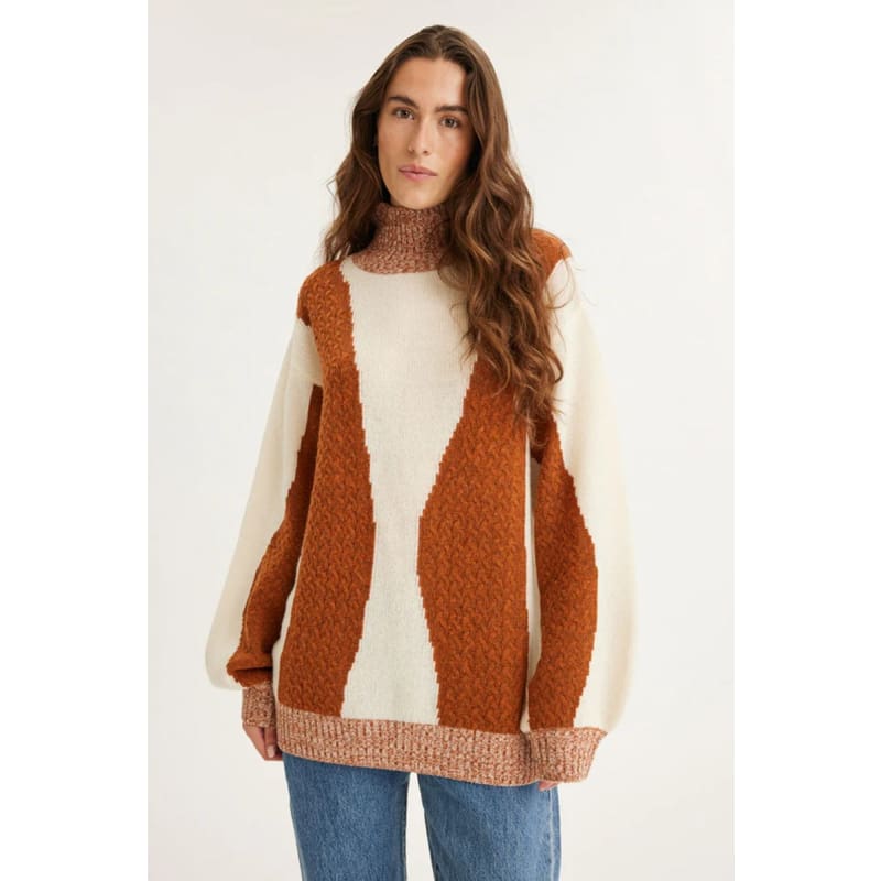 Jada Sweater | Rust - Tops