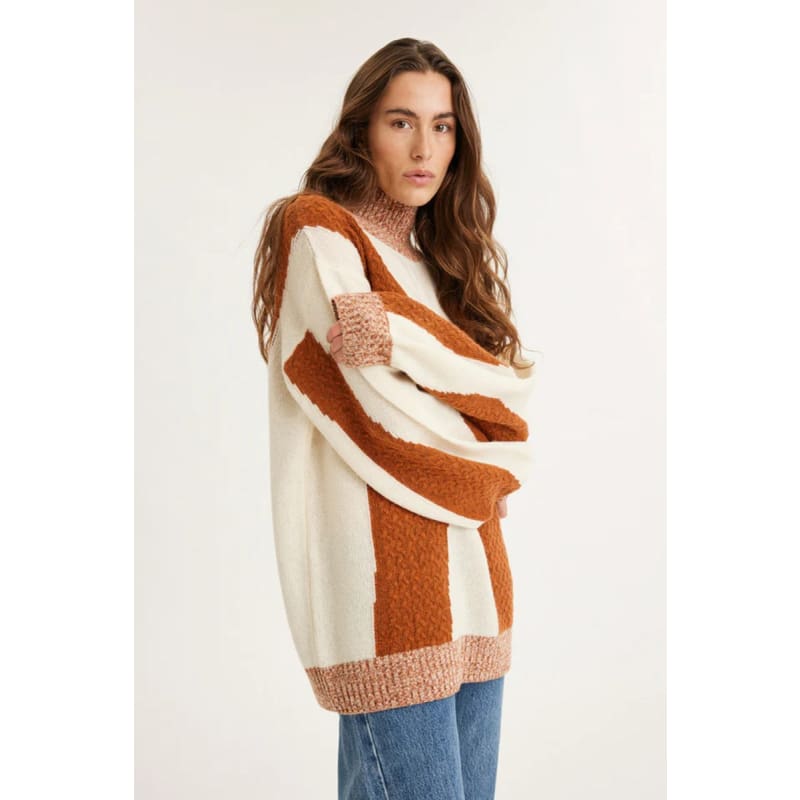 Jada Sweater | Rust - Tops
