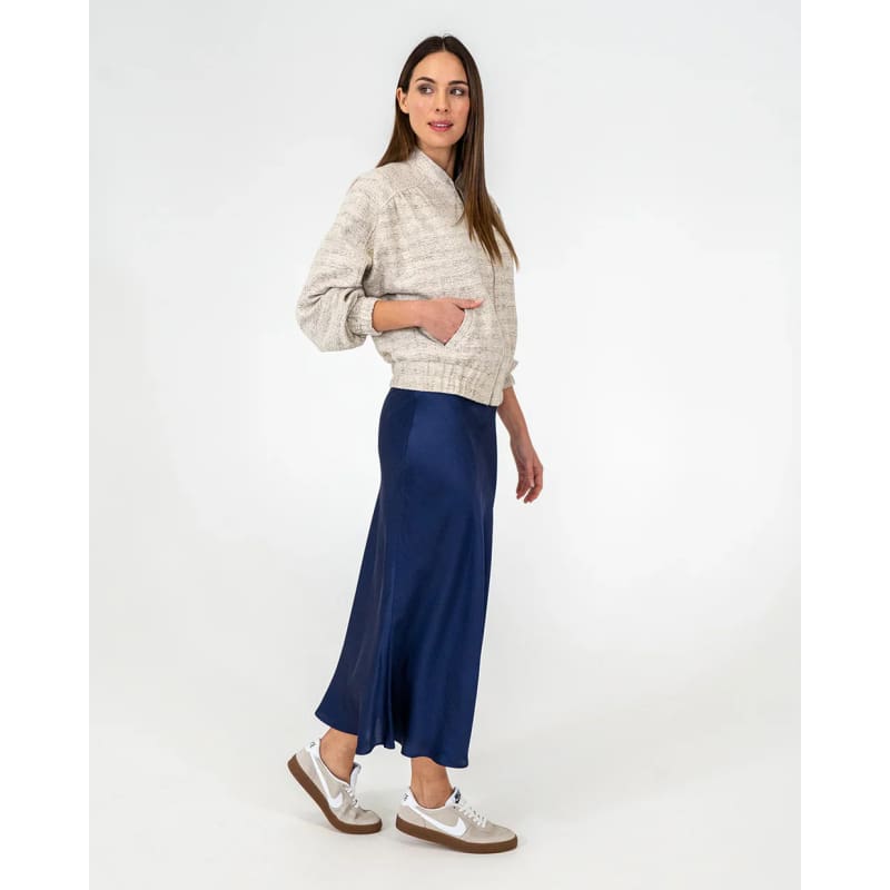 Josephine Bias Skirt | Navy - Bottoms