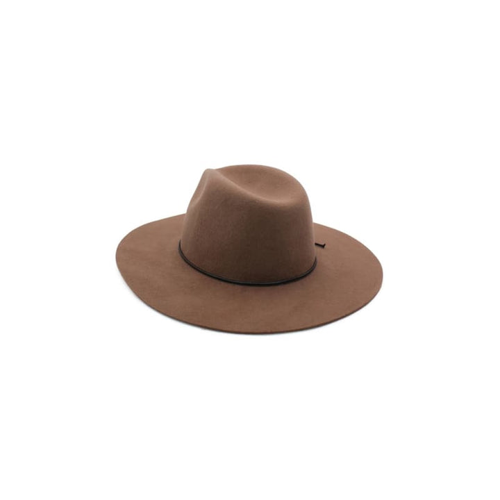 Kaiya Soft Wool Felt Fedora | Brown - Accessories