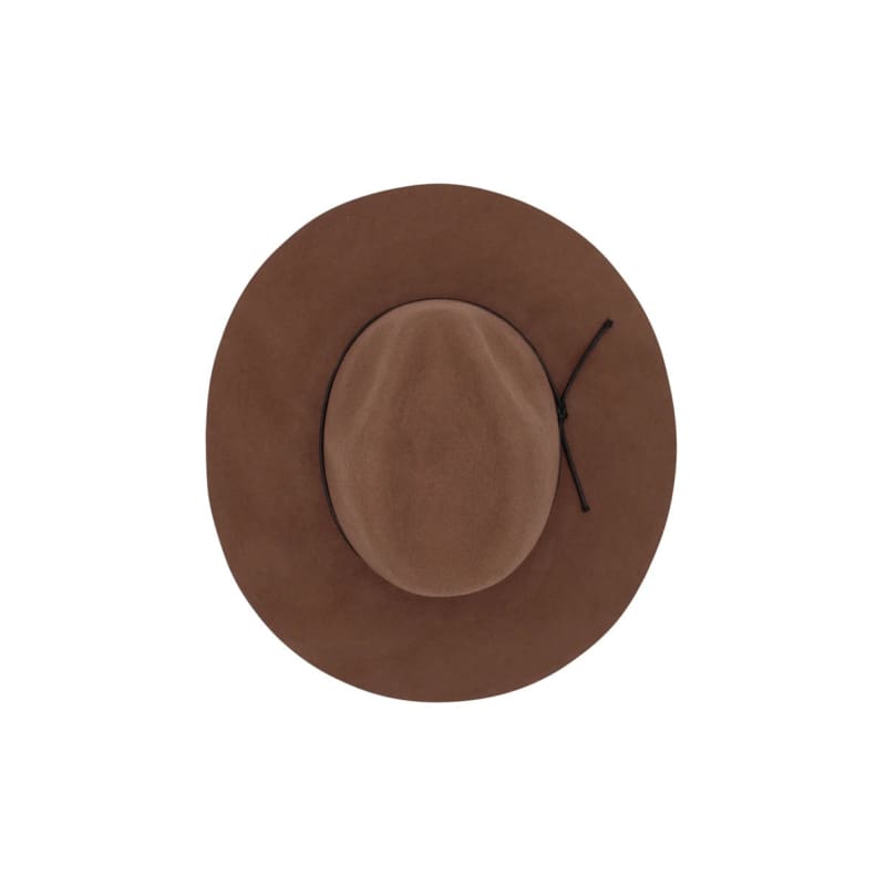 Kaiya Soft Wool Felt Fedora | Brown - Accessories