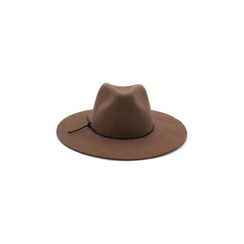 Kaiya Soft Wool Felt Fedora | Brown - Accessories